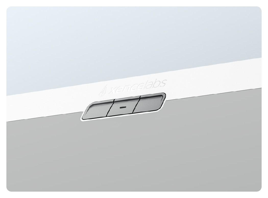 close up of the 3 inset buttons, Xencelabs Pen Tablet Medium Bundle SE